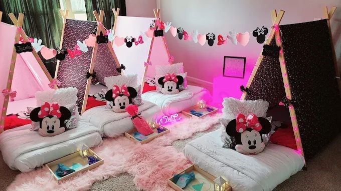 birthday party sleepover tents